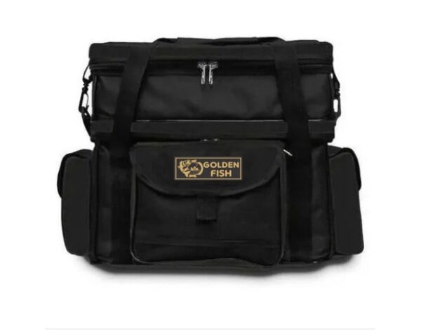 Bolsa De Apetrechos Extra Grande 2 Andares Preto